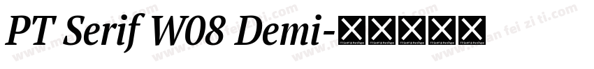 PT Serif W08 Demi字体转换